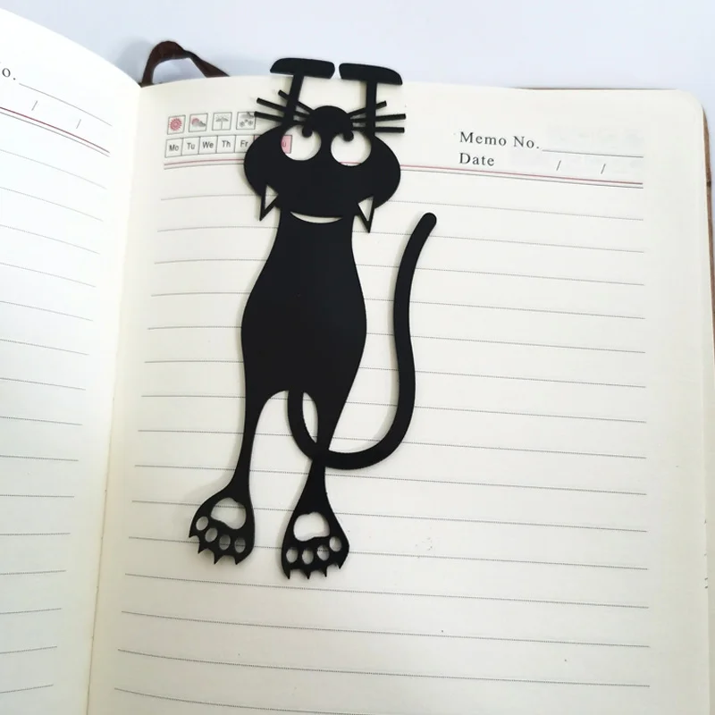 Black Cat Dangle Bookmark