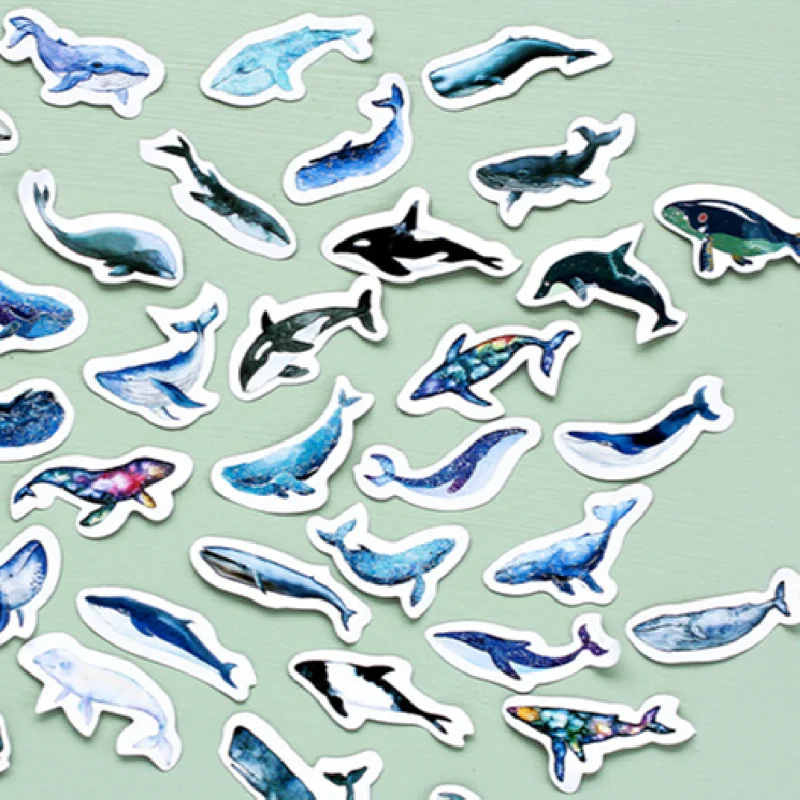 Whale Sealing Stickers