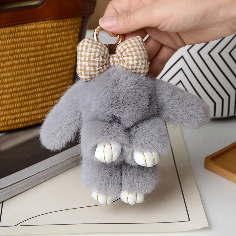 Plush Bunny Keychain