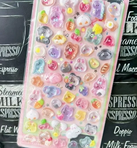 Puffy Sticker Sheet