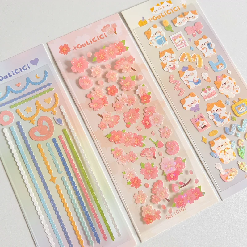 Chain Laser Sticker Sheet