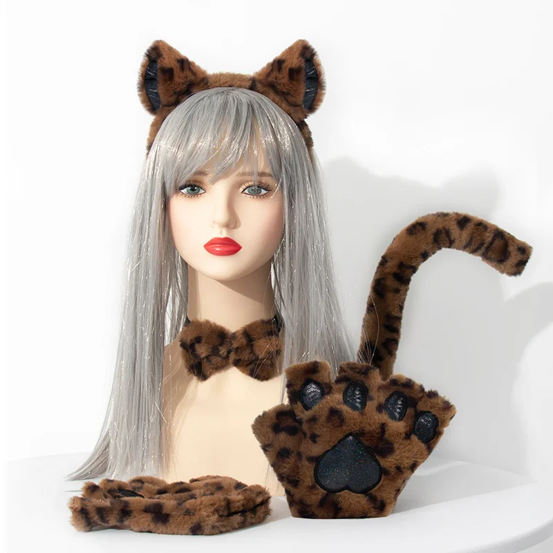 Cat Ears, Paws And Tail Set