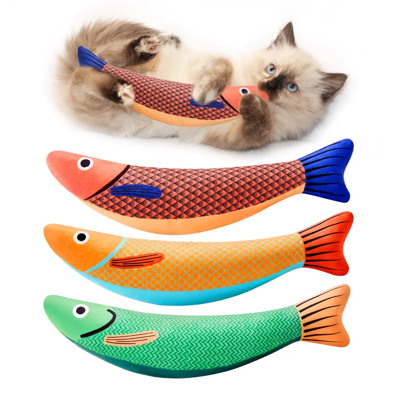 Catnip Saury Fish Trio