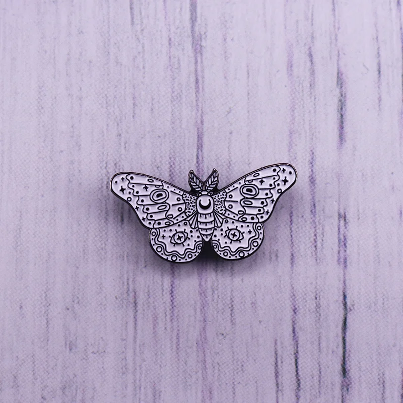 Celestial Luna Moth Pin