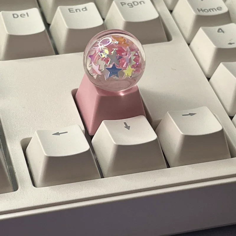 Cute Cartoon Star Crystal Ball Keycaps