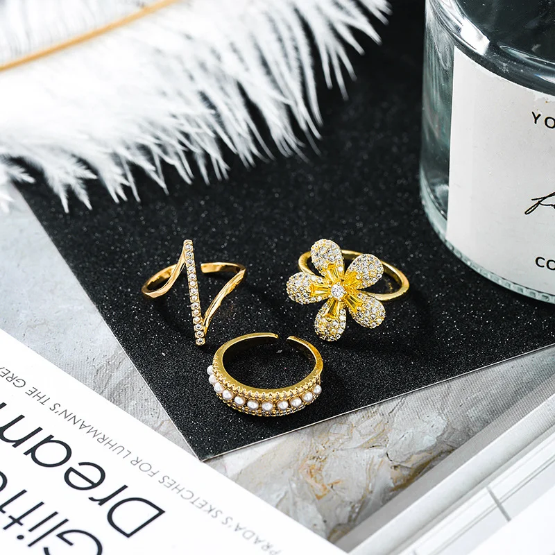 Flower Adjustable Ring