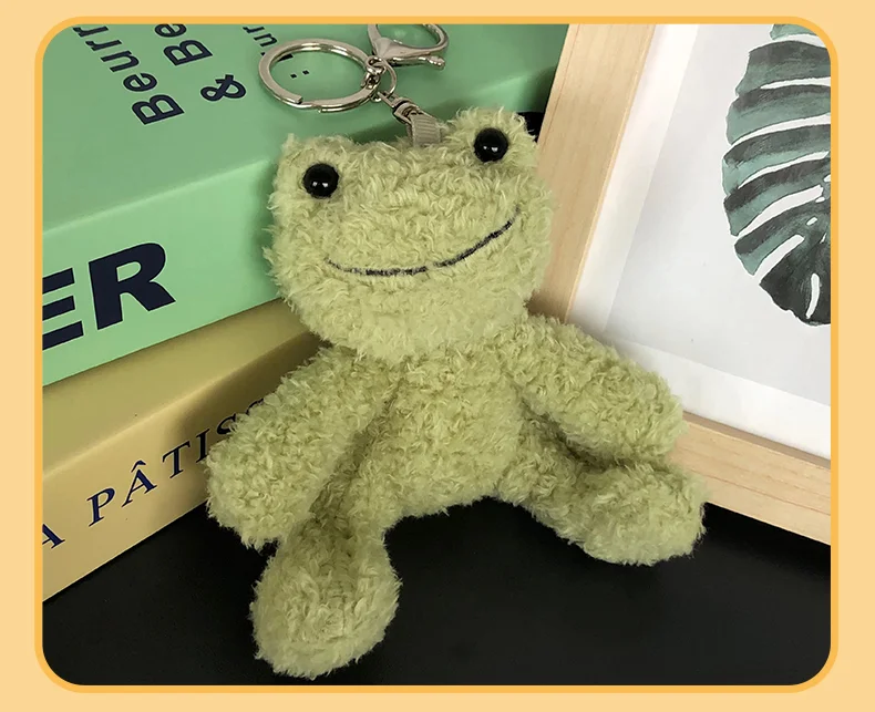 Plush Frog Keychain