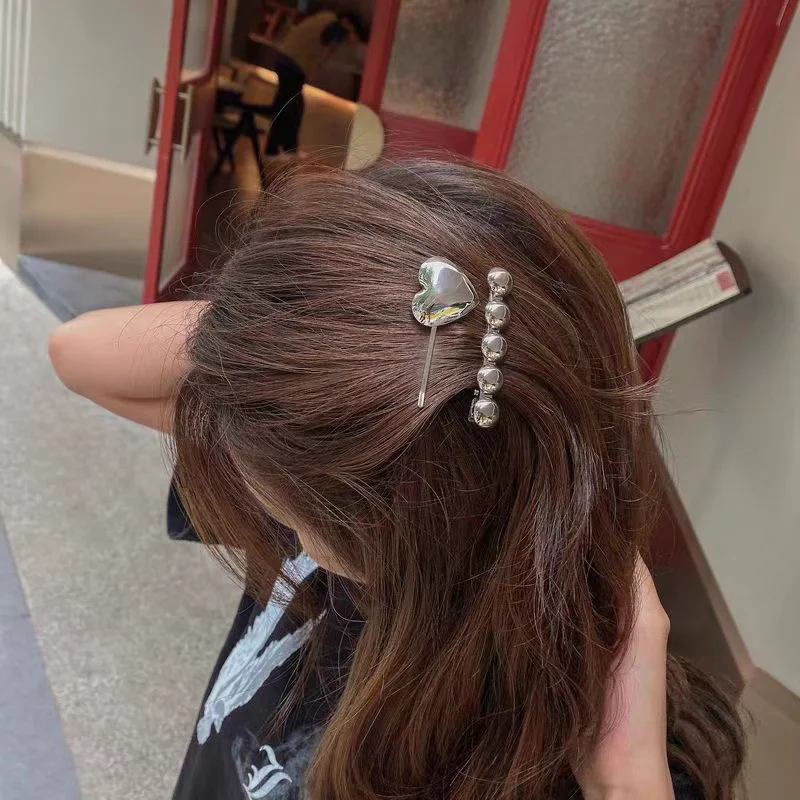 Metal Heart Hair Clip