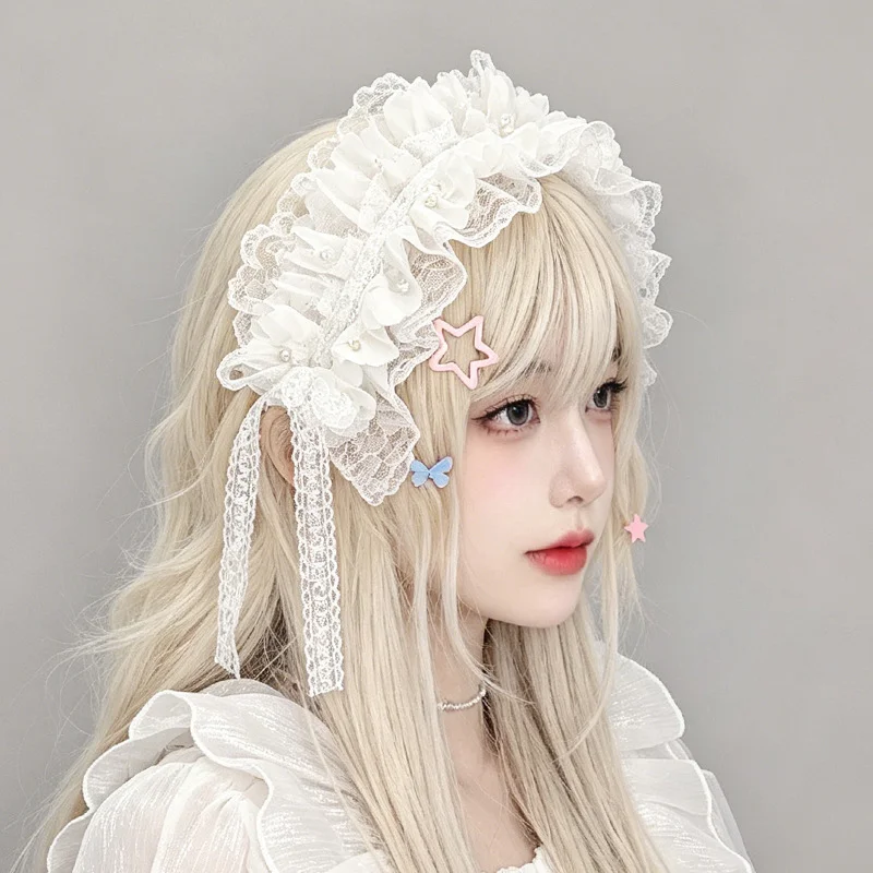 Lace Bow Headpiece