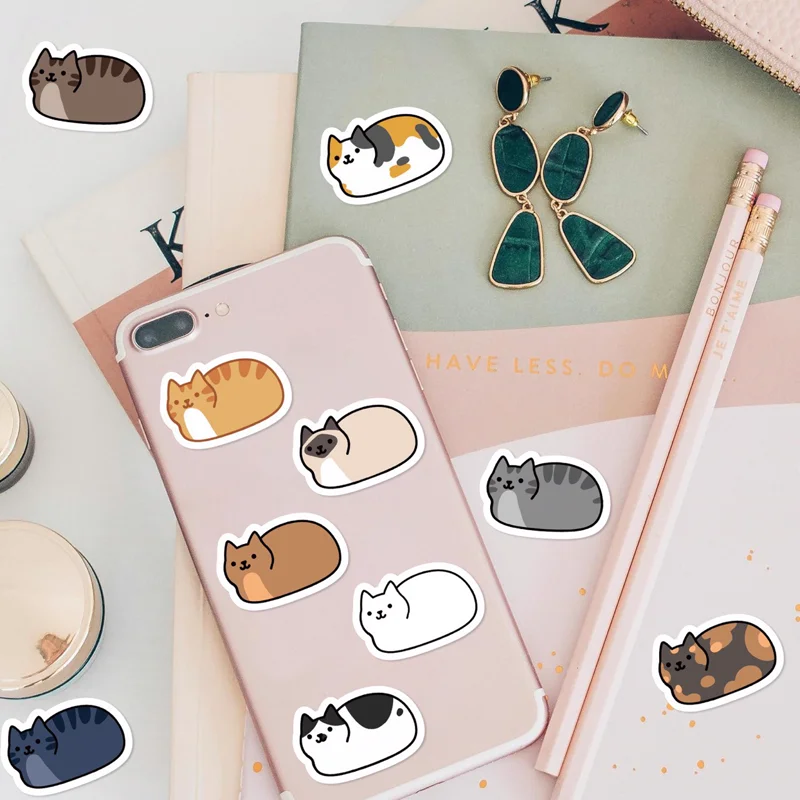 Loaf Cat Journal Stickers