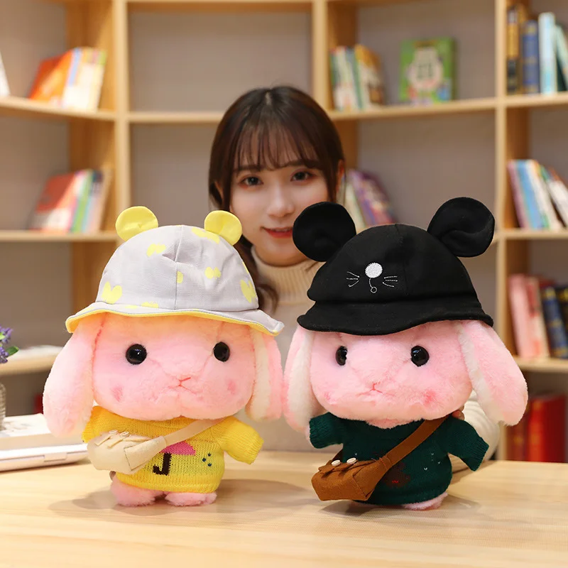 Dressed Lop Eared Bunny Plush