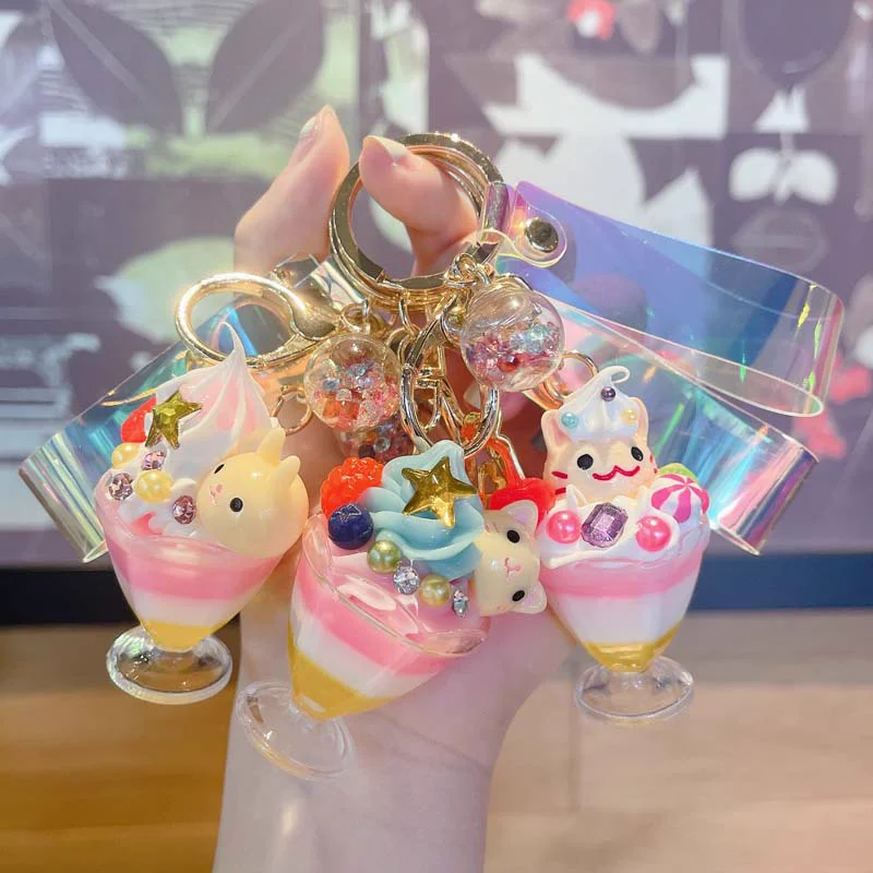 Animal Sundae Keychain