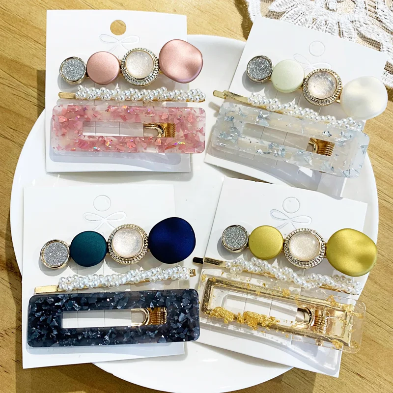Three Piece Hair Clip Set