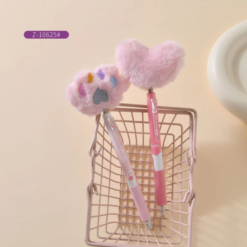 Plush Cat Paw Gel Pen