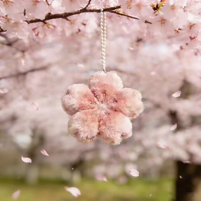 Sakura Blossom Plush Pendant