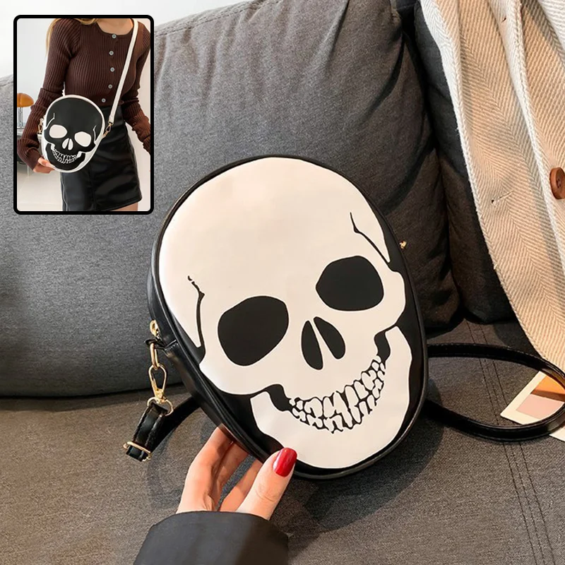 Skull Face Mini Shoulder Bag
