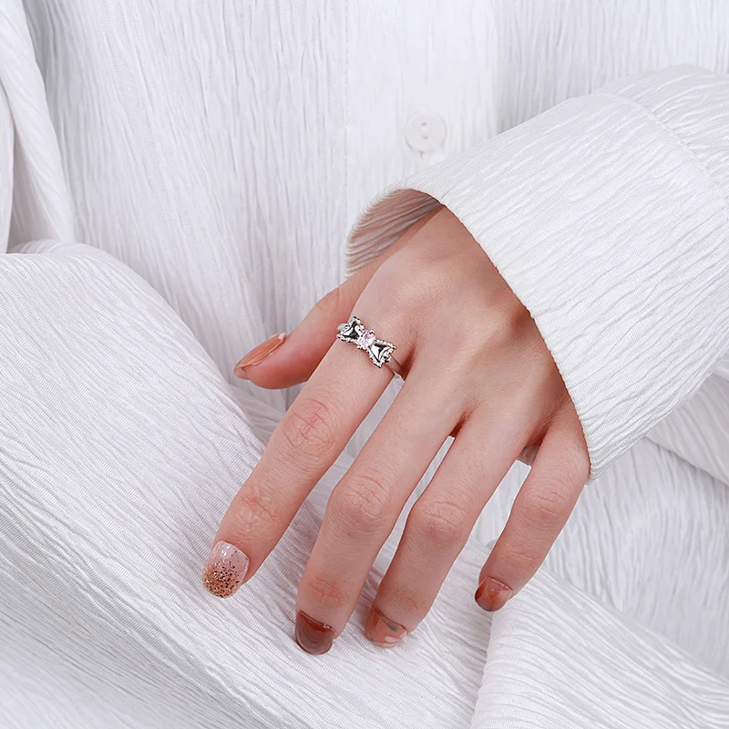 Pink Bow Ring
