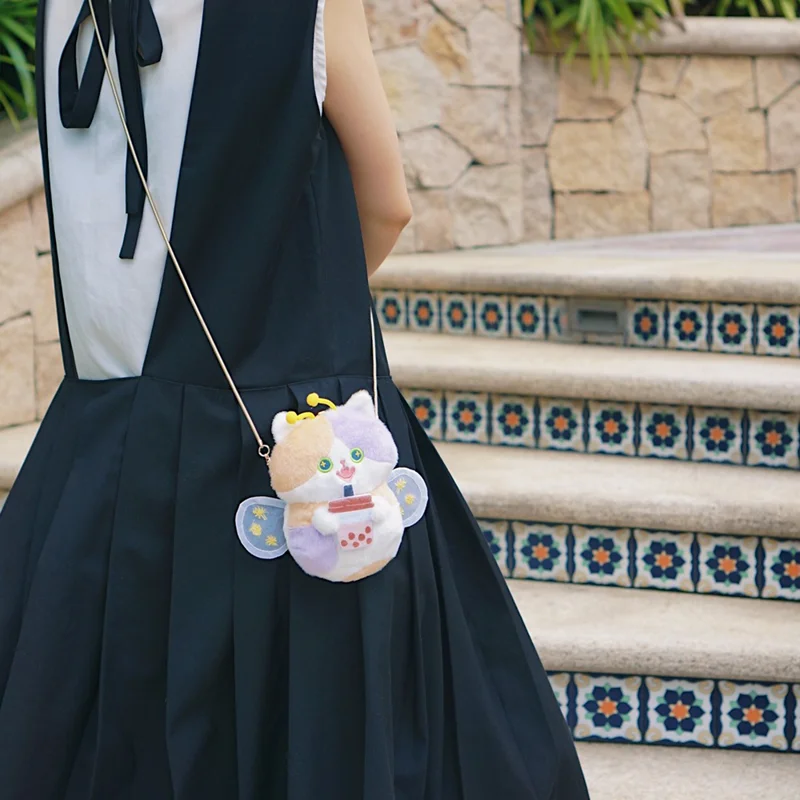 Bubble Tea Cat Coin Purse