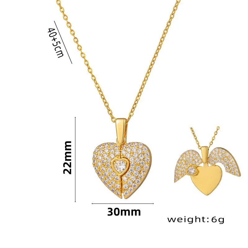 Winged Heart Locket