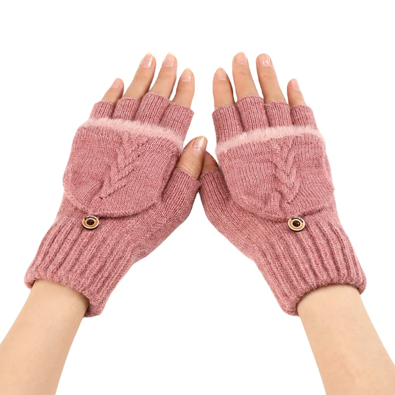 Knit Fingerless Gloves